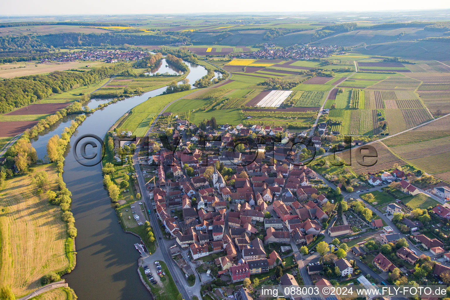 Photographie aérienne de Quartier Obereisenheim in Eisenheim dans le département Bavière, Allemagne