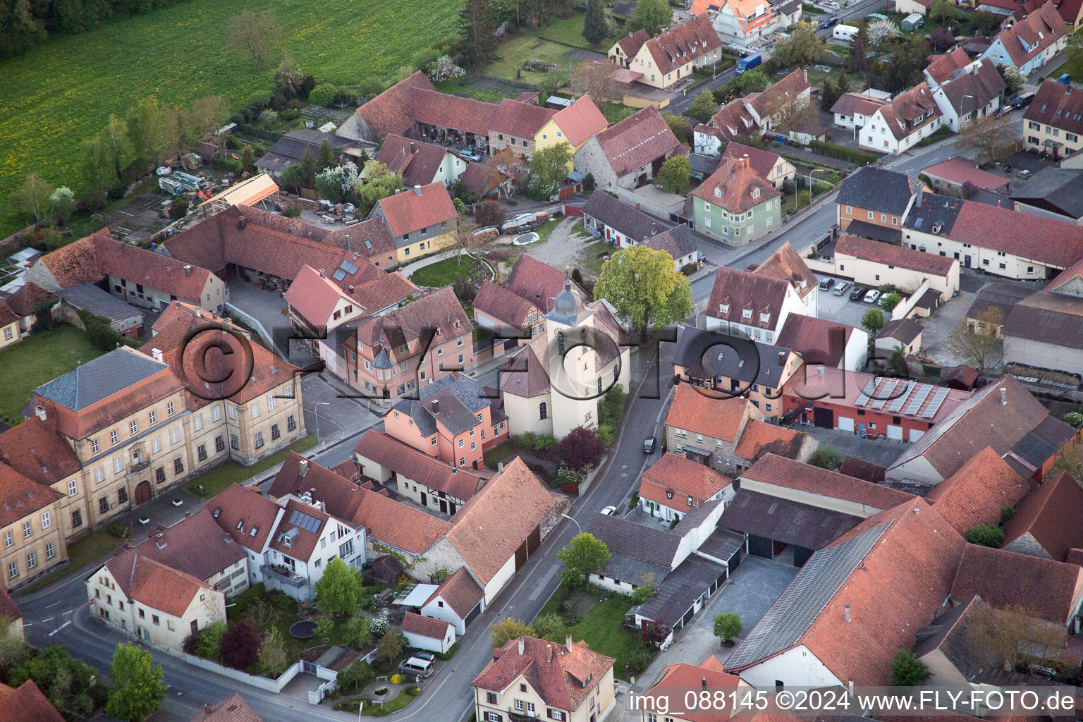 Sulzheim dans le département Bavière, Allemagne vue d'en haut