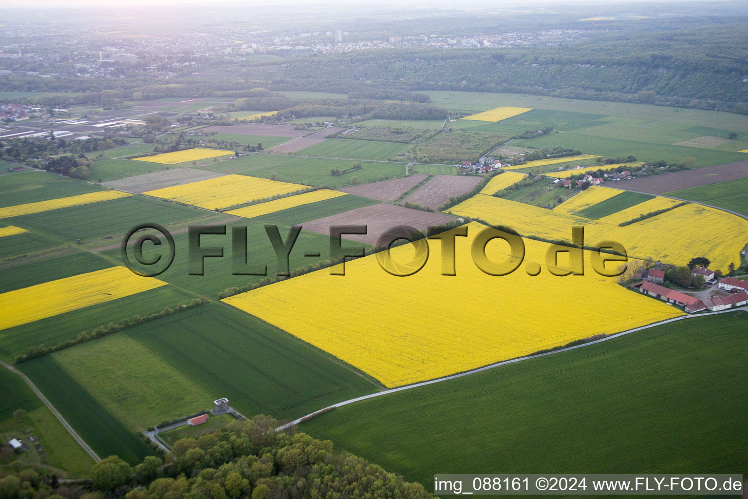 Sennfeld dans le département Bavière, Allemagne d'en haut