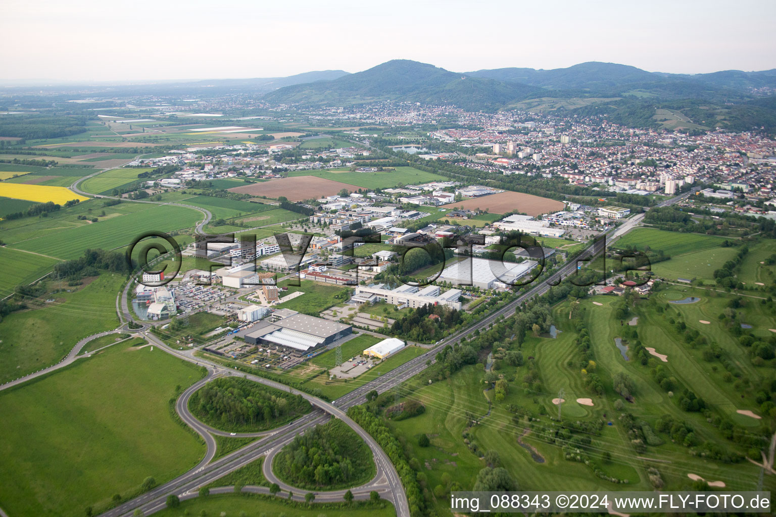 Photographie aérienne de Terrain de golf à Bensheim dans le département Hesse, Allemagne