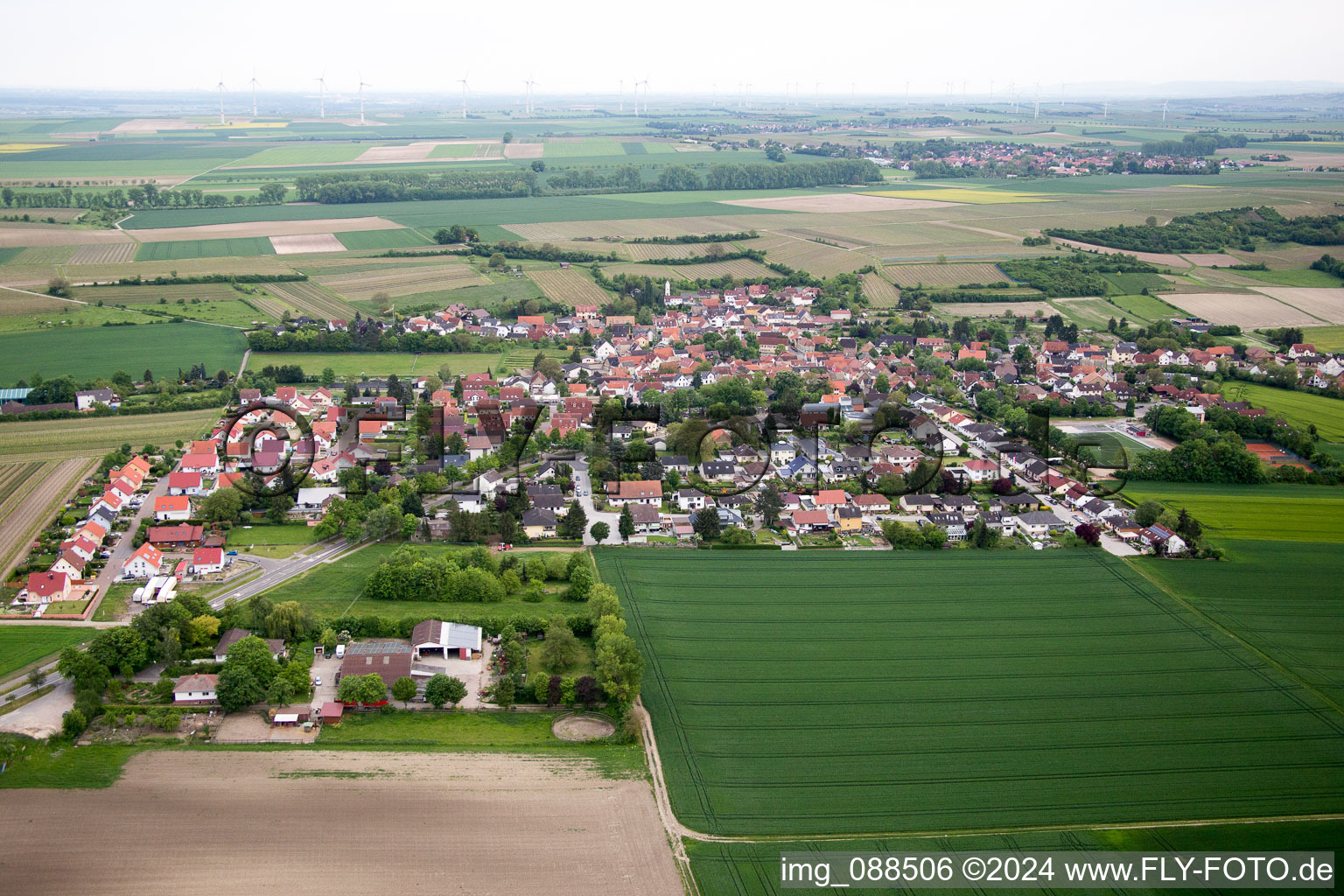 Photographie aérienne de Dalheim dans le département Rhénanie-Palatinat, Allemagne