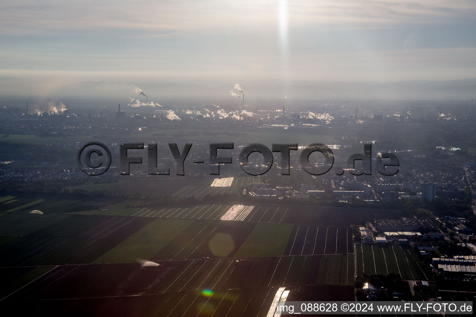 Image drone de Quartier BASF in Ludwigshafen am Rhein dans le département Rhénanie-Palatinat, Allemagne