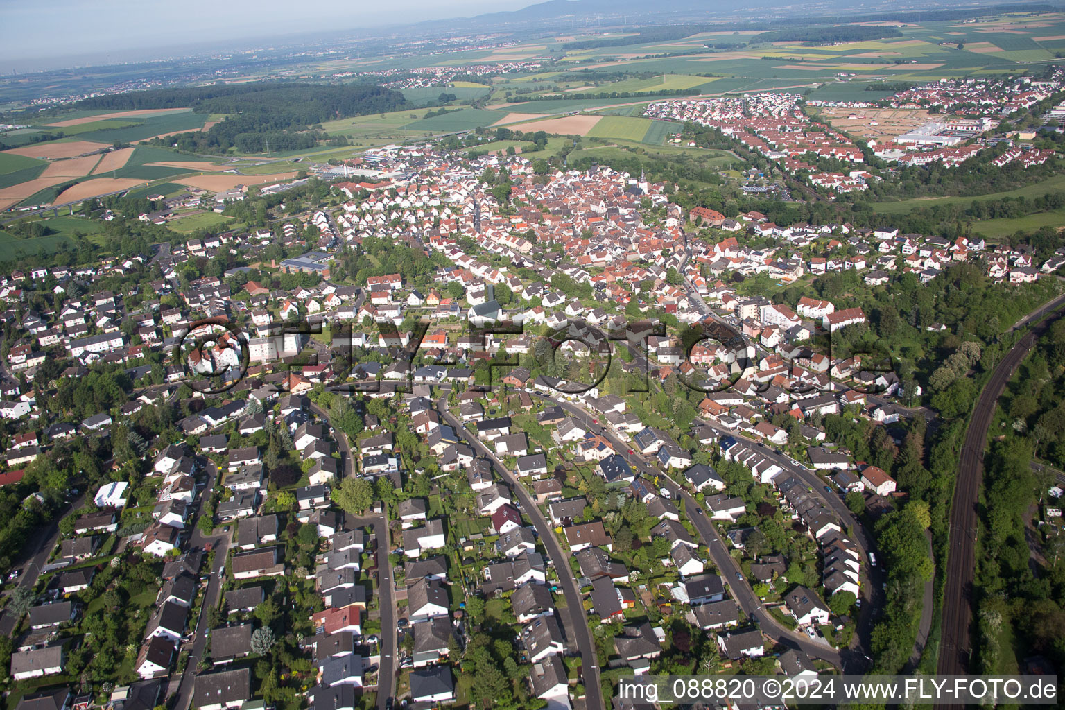 Photographie aérienne de Quartier Windecken in Nidderau dans le département Hesse, Allemagne