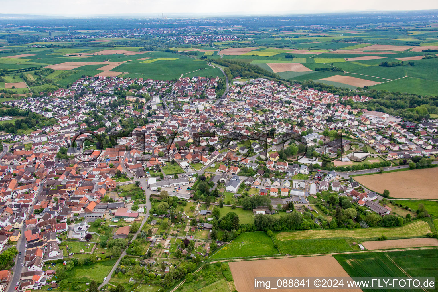 Photographie aérienne de Quartier Ostheim in Nidderau dans le département Hesse, Allemagne