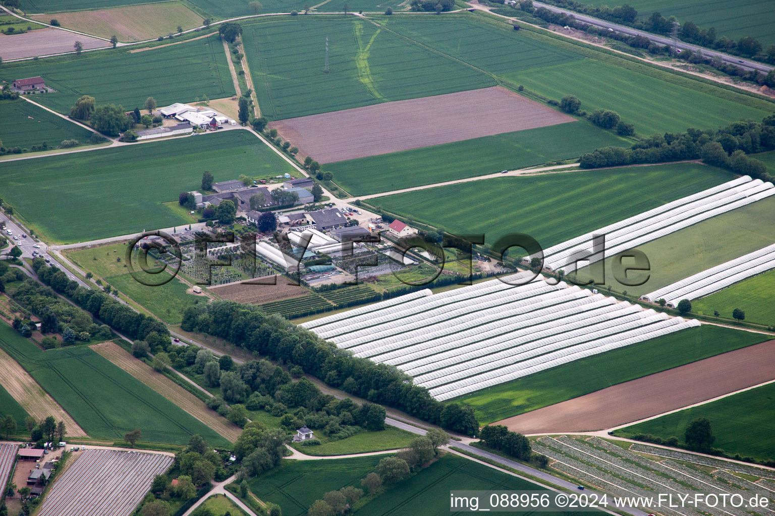 Image drone de Zwingenberg dans le département Hesse, Allemagne