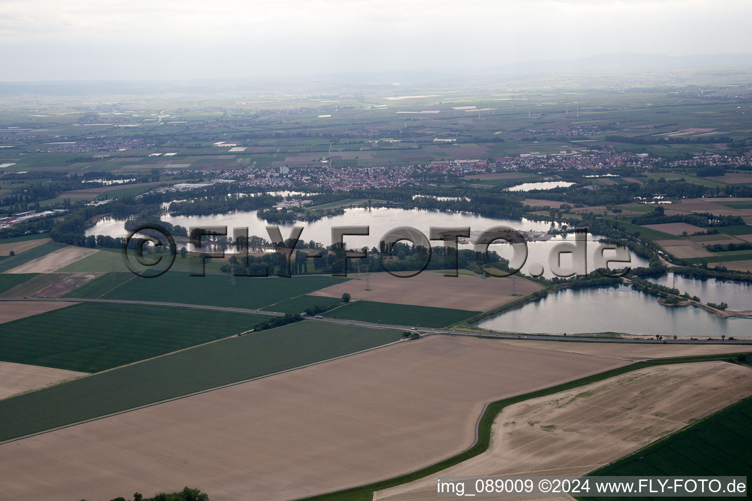 Vue aérienne de Petersau dans le département Rhénanie-Palatinat, Allemagne