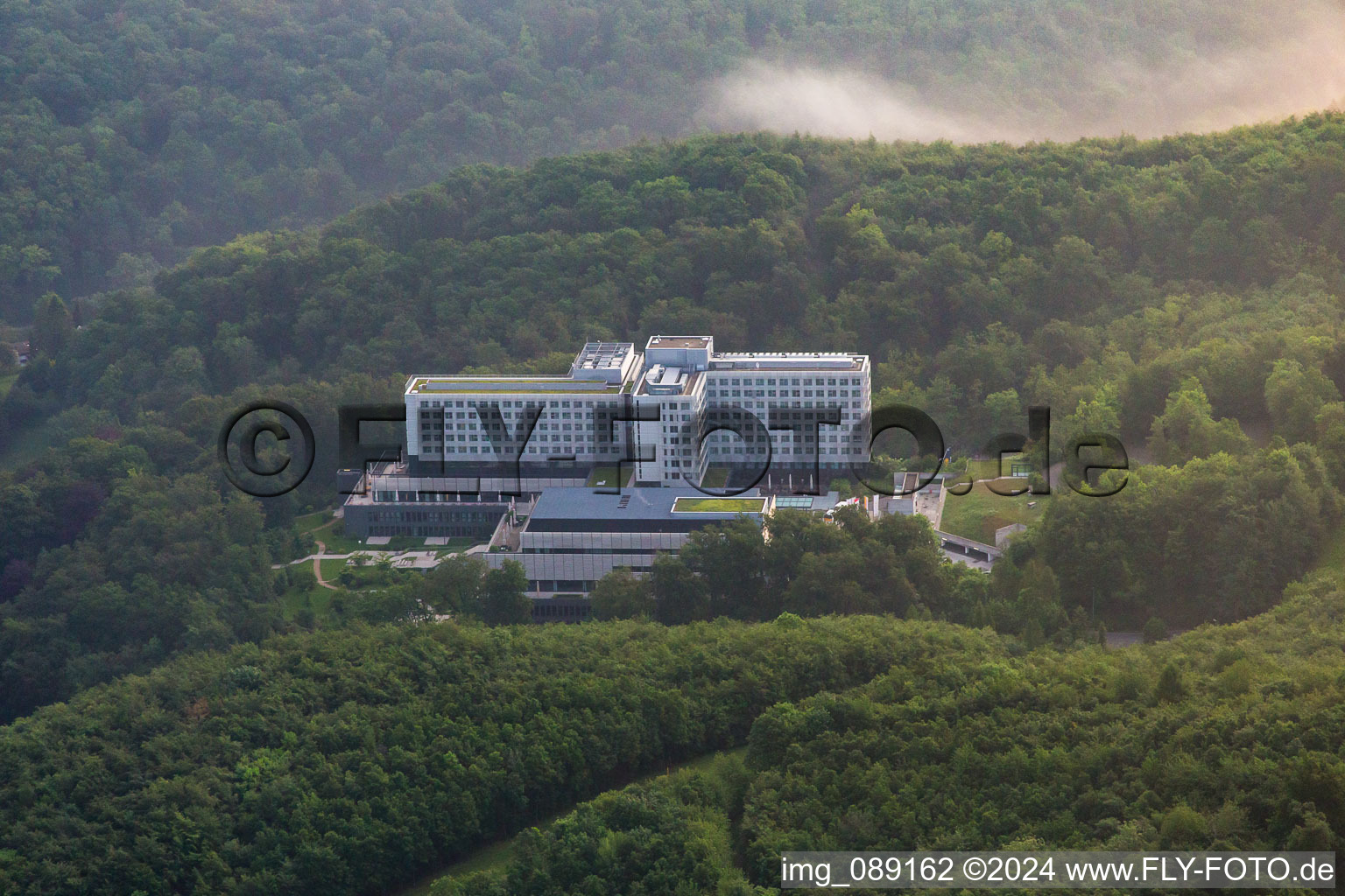 Lufthansa Seeheim GmbH à Seeheim-Jugenheim dans le département Hesse, Allemagne d'en haut