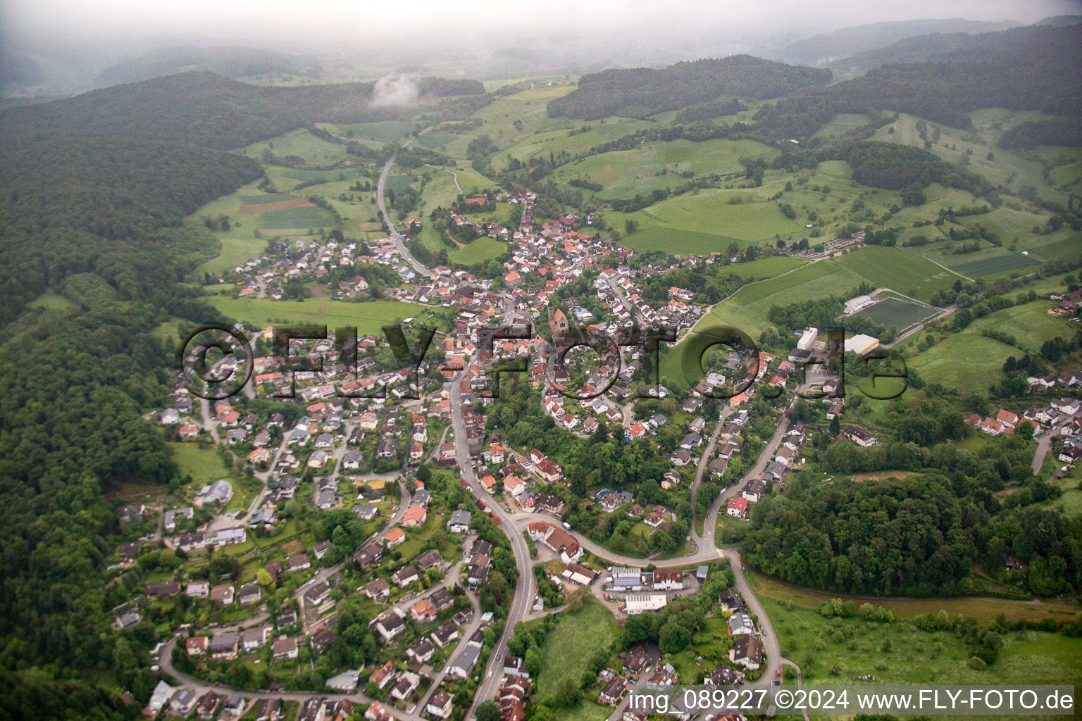 Photographie aérienne de Quartier Kirschhausen in Heppenheim dans le département Hesse, Allemagne