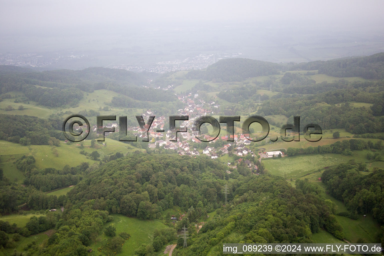 Photographie aérienne de Juhöhe dans le département Hesse, Allemagne