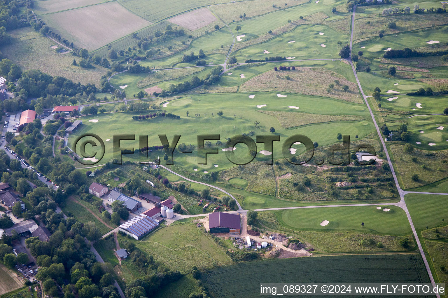 Photographie aérienne de Terrain du Golfclub Bruchsa à Bruchsal dans le département Bade-Wurtemberg, Allemagne