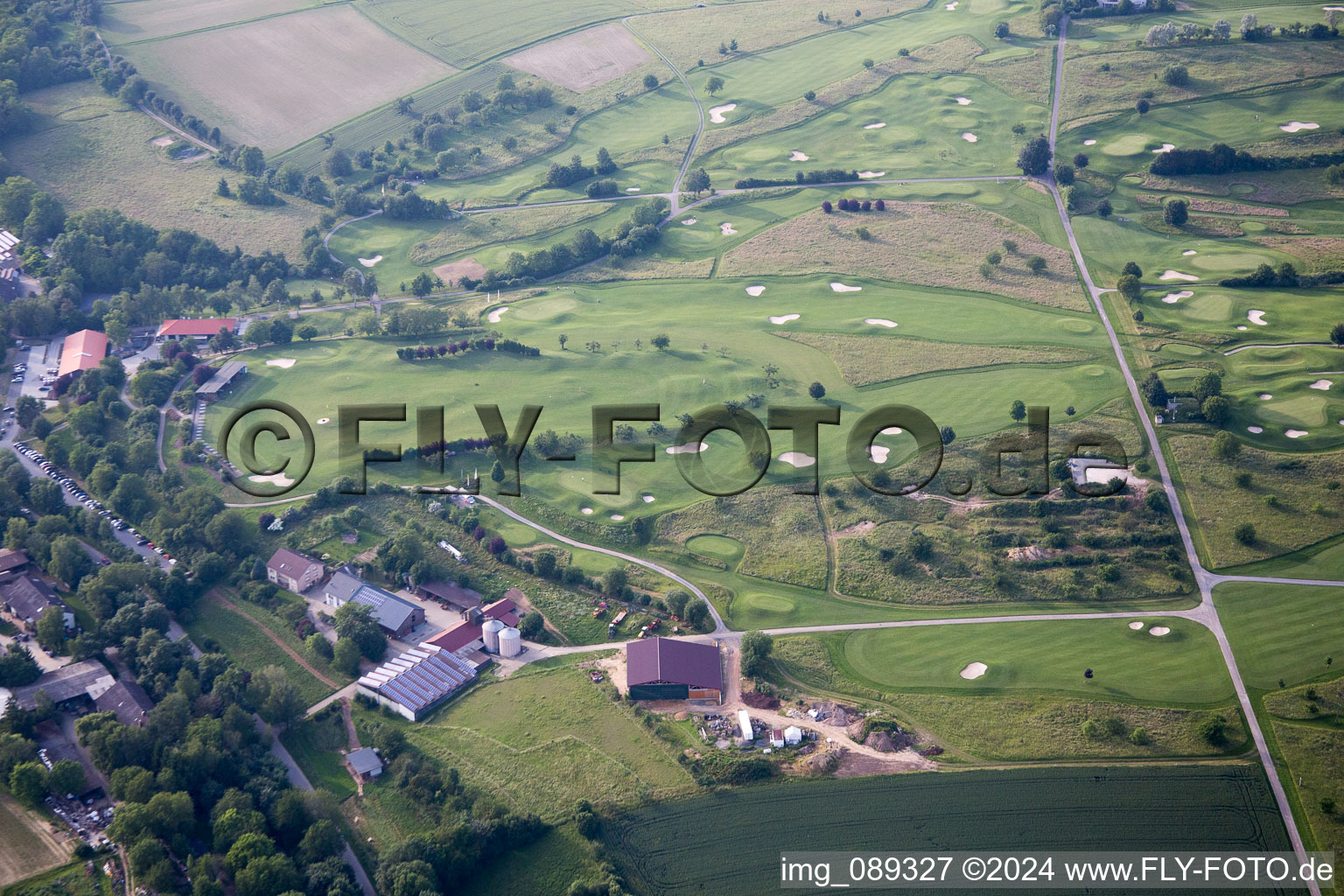 Photographie aérienne de Superficie du terrain de golf Golfclub Bruchsal eV à Bruchsal dans le département Bade-Wurtemberg, Allemagne