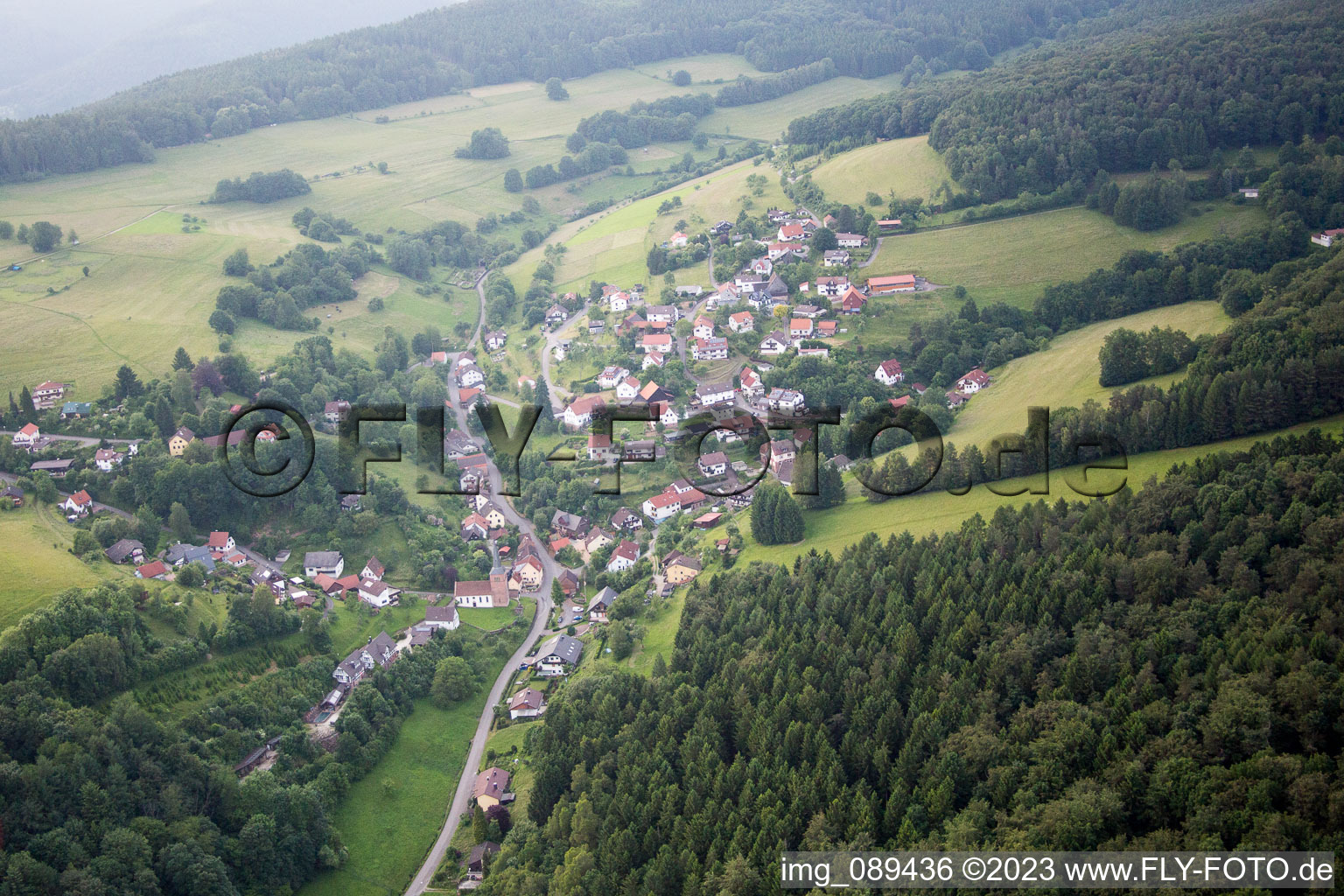 Image drone de Brombach dans le département Bade-Wurtemberg, Allemagne