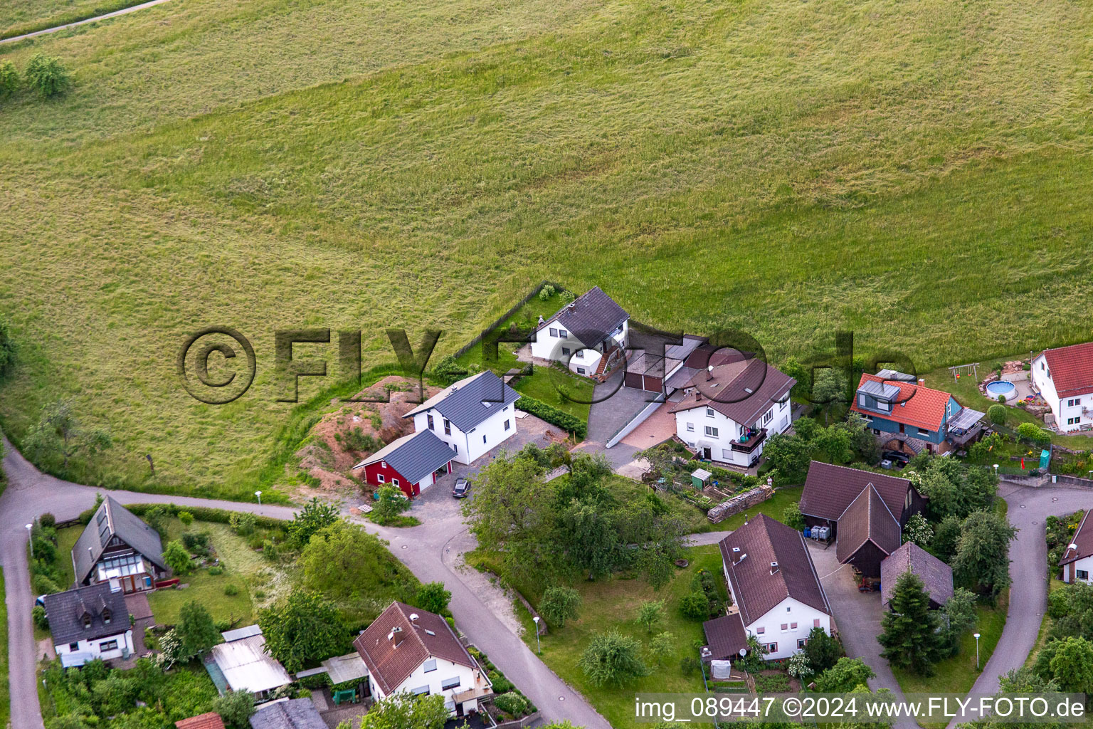 Image drone de Quartier Brombach in Eberbach dans le département Bade-Wurtemberg, Allemagne