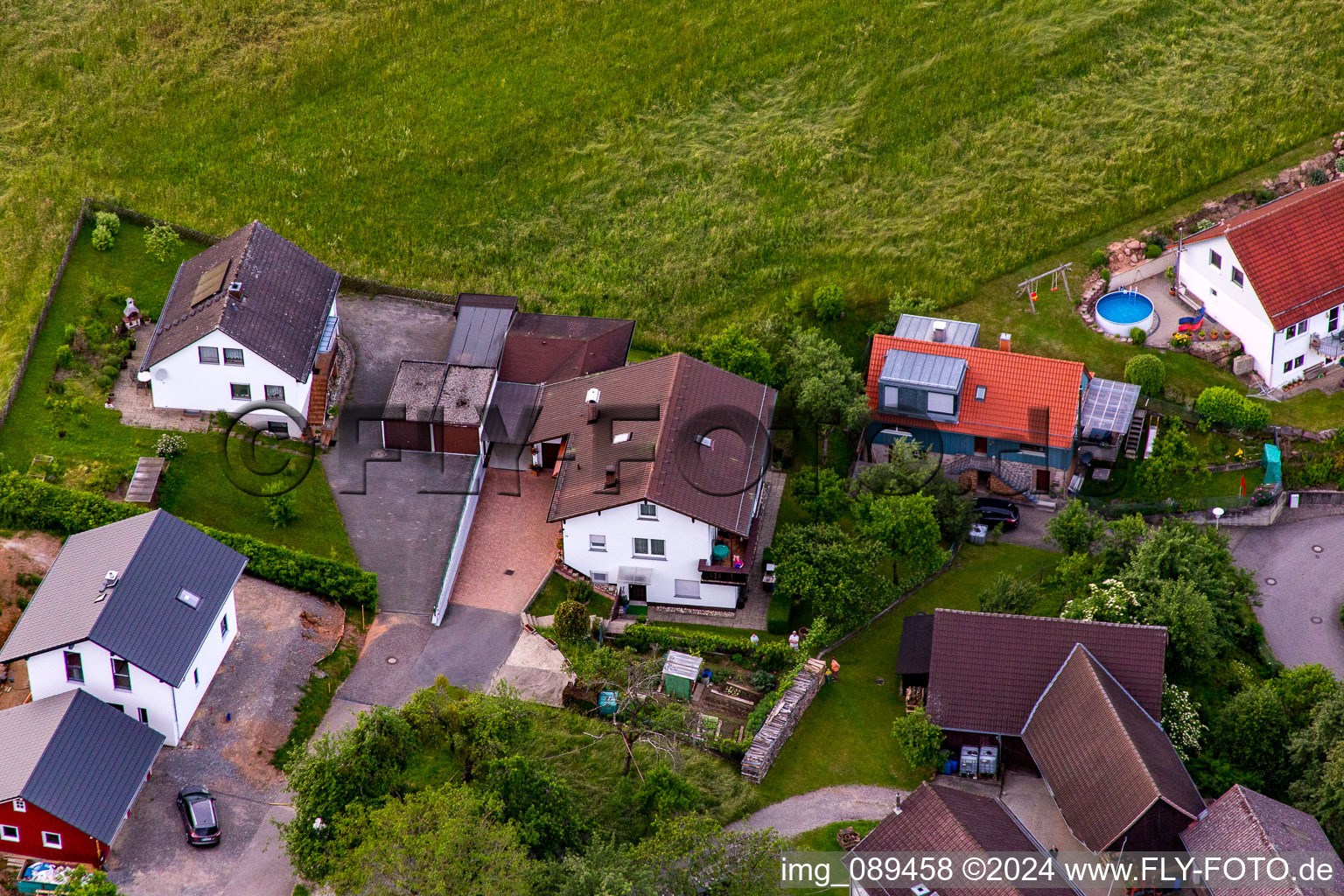 Brombach dans le département Bade-Wurtemberg, Allemagne vue du ciel