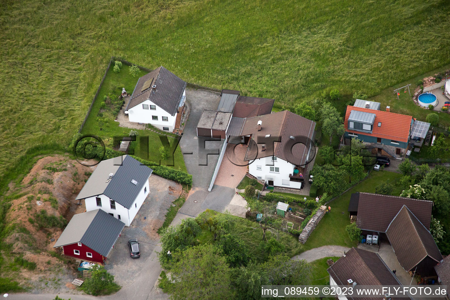 Enregistrement par drone de Brombach dans le département Bade-Wurtemberg, Allemagne