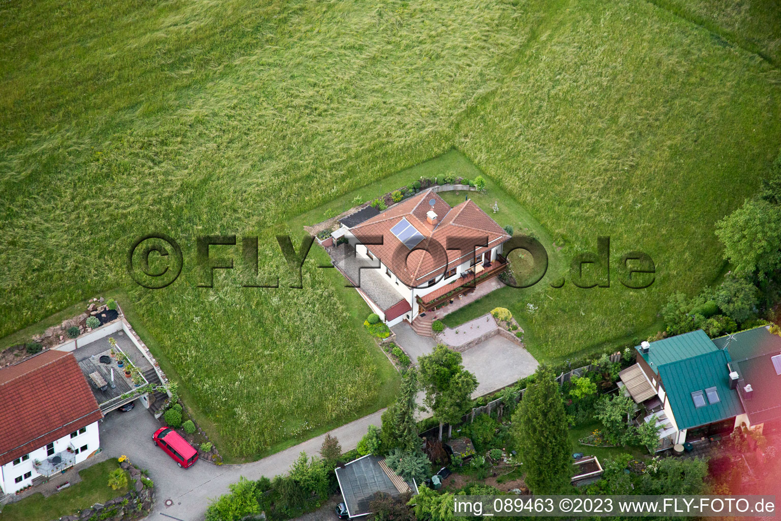 Brombach dans le département Bade-Wurtemberg, Allemagne d'un drone