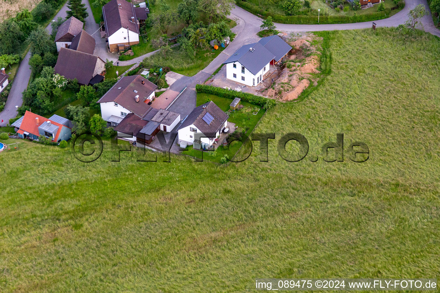 Photographie aérienne de Quartier Brombach in Eberbach dans le département Bade-Wurtemberg, Allemagne