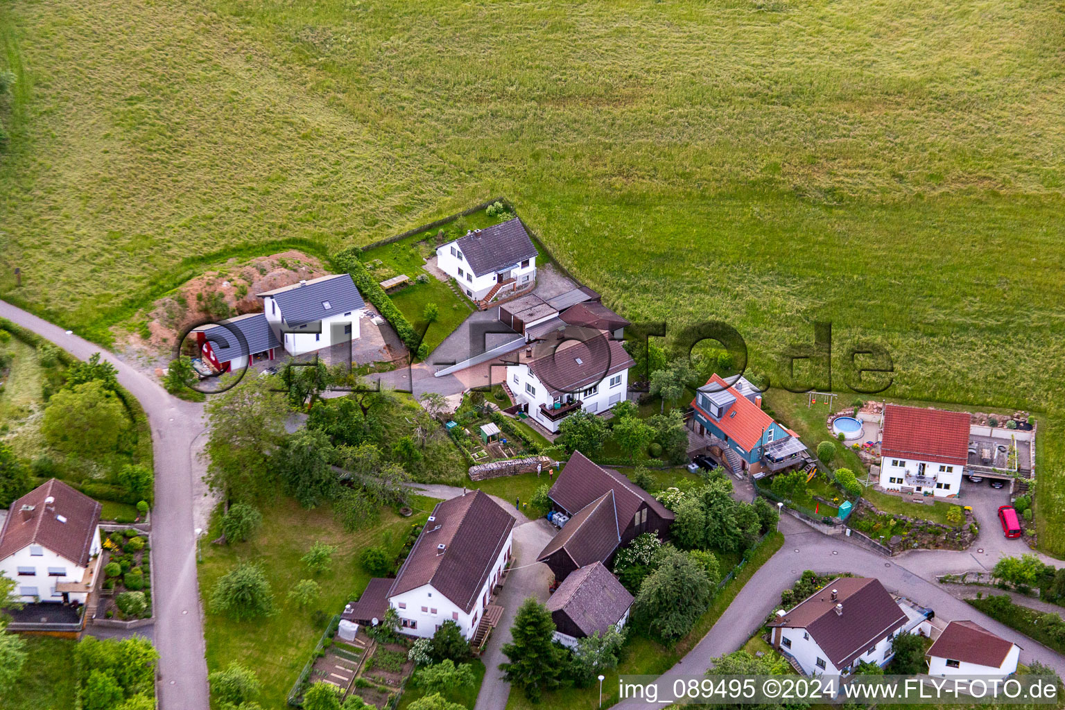 Photographie aérienne de Quartier Brombach in Eberbach dans le département Bade-Wurtemberg, Allemagne