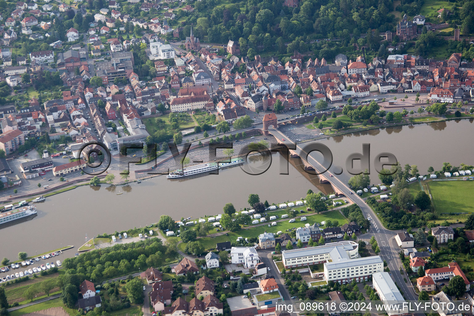 Miltenberg dans le département Bavière, Allemagne d'en haut