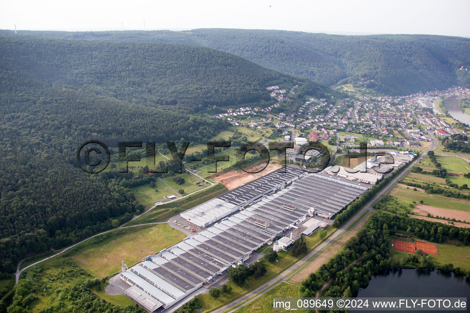 Freudenberg dans le département Bade-Wurtemberg, Allemagne d'en haut