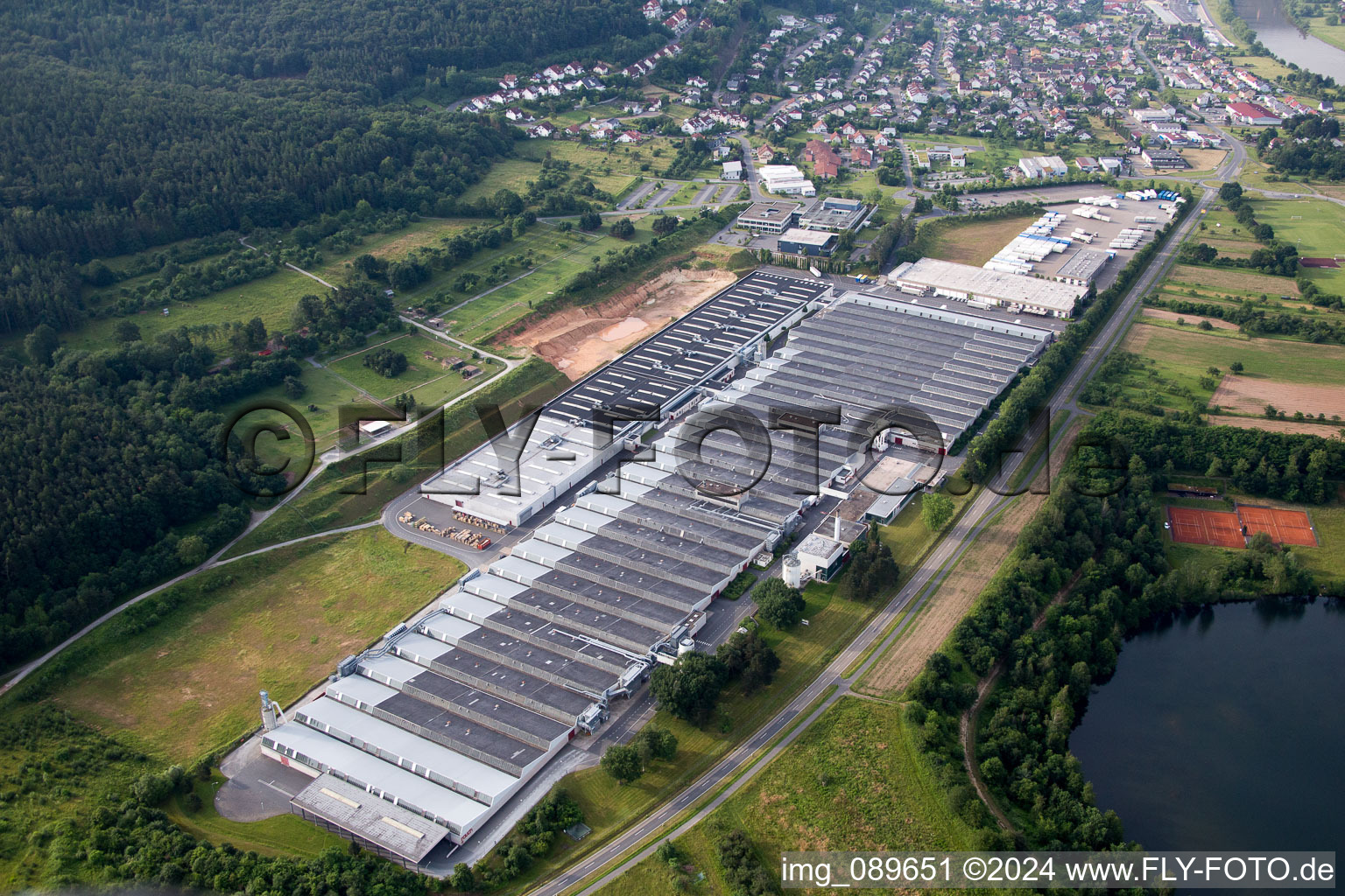 Freudenberg dans le département Bade-Wurtemberg, Allemagne hors des airs