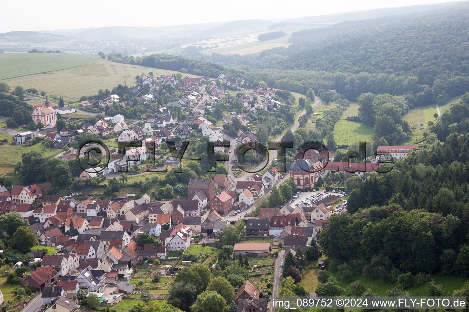 Photographie aérienne de Holzkirchen dans le département Bavière, Allemagne