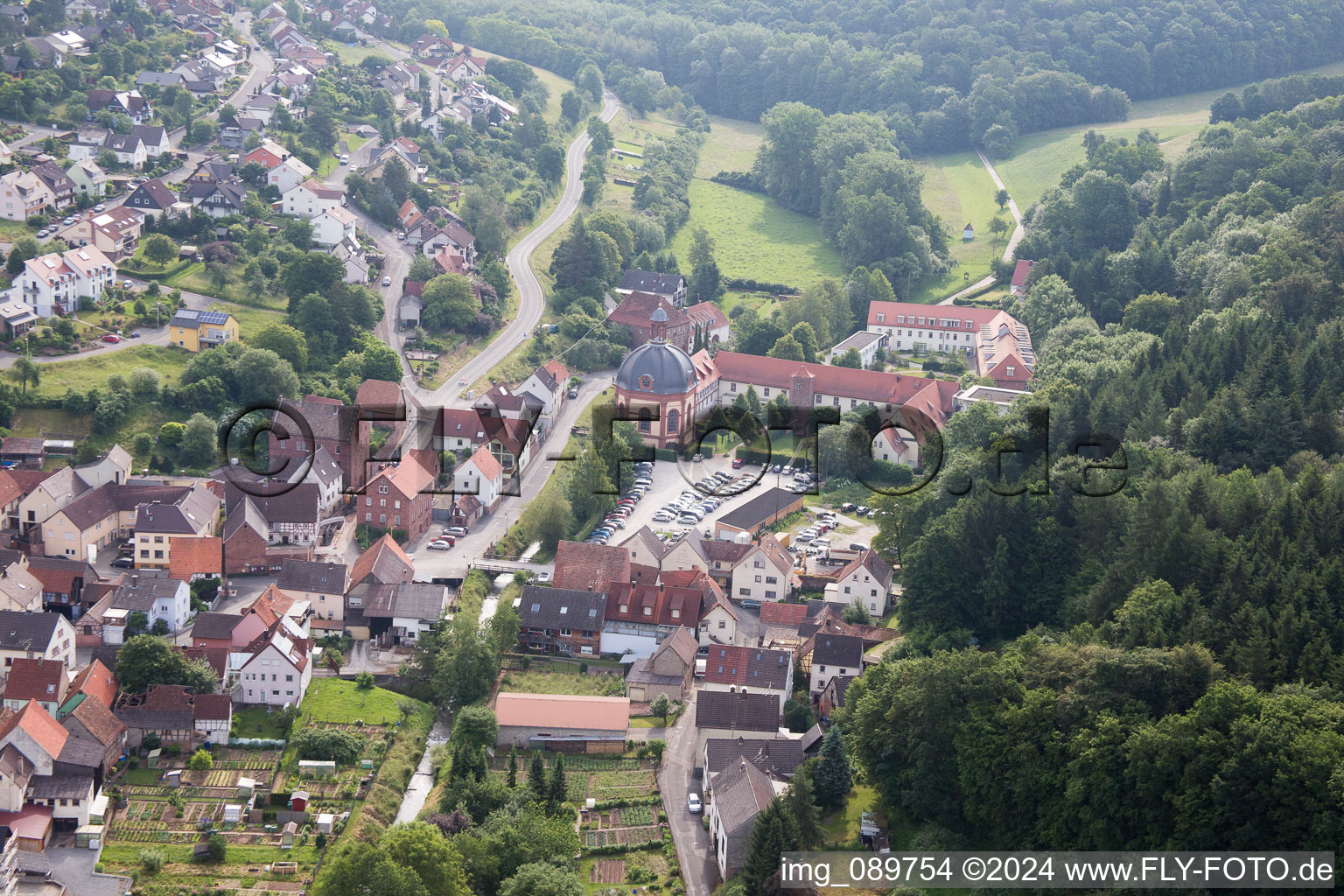 Holzkirchen dans le département Bavière, Allemagne d'en haut