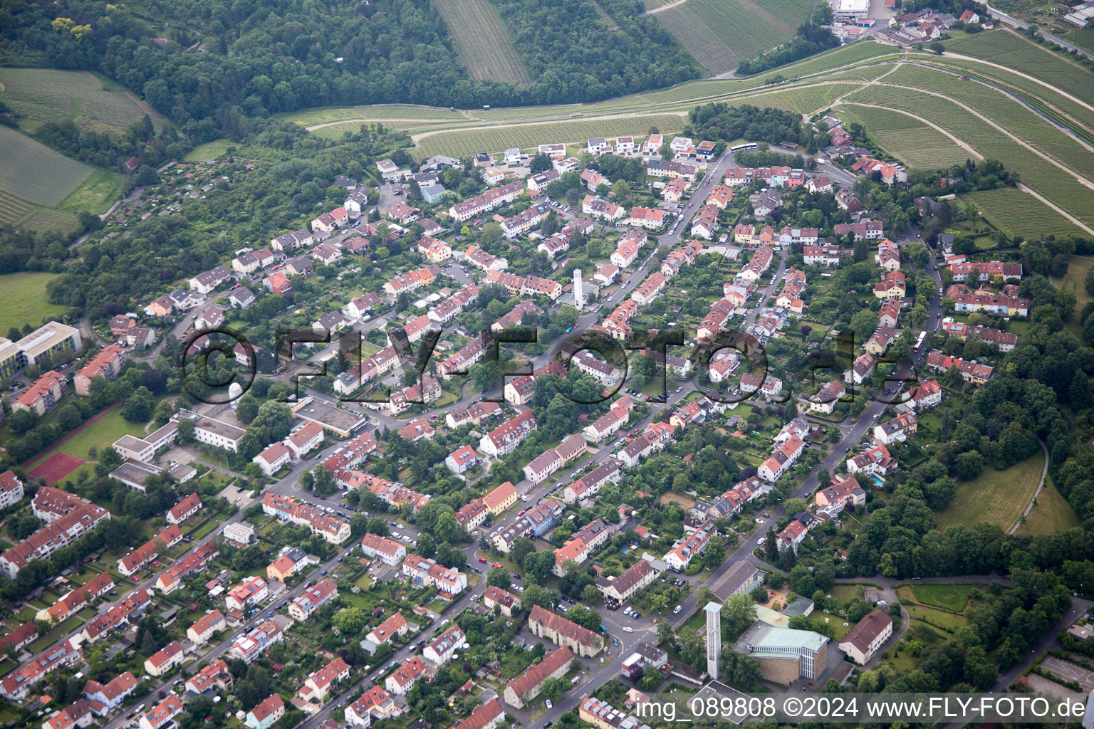 Photographie aérienne de Würzburg dans le département Bavière, Allemagne