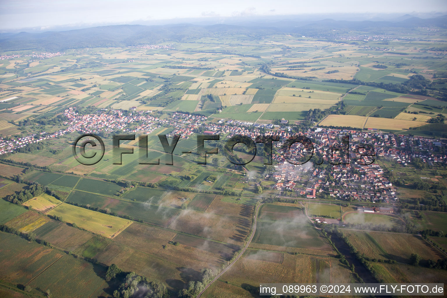 Steinfeld dans le département Rhénanie-Palatinat, Allemagne d'en haut