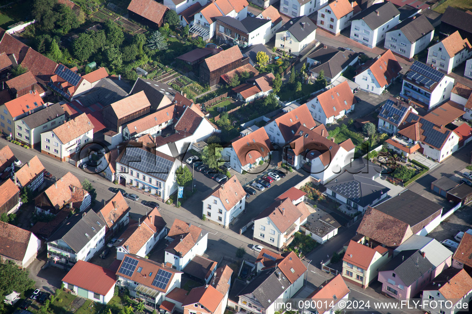 Hatzenbühl dans le département Rhénanie-Palatinat, Allemagne hors des airs