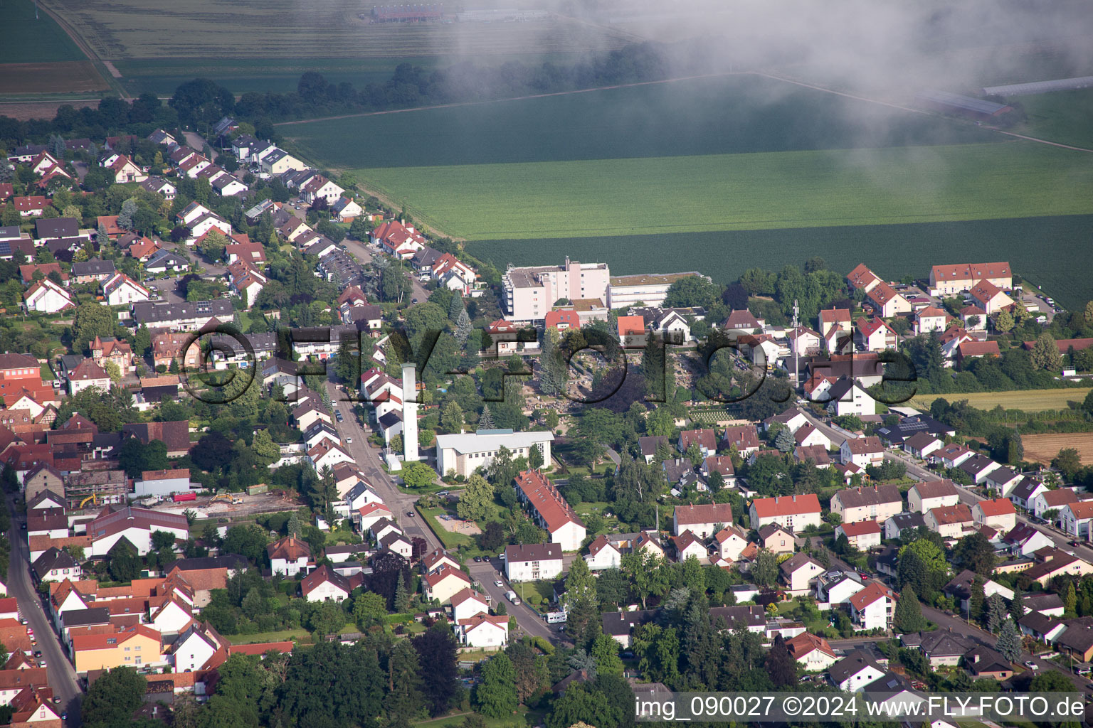 Image drone de Kandel dans le département Rhénanie-Palatinat, Allemagne