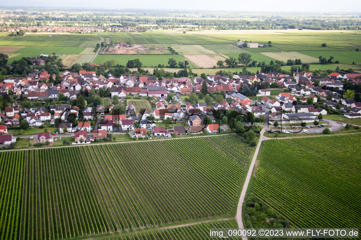 Quartier Duttweiler in Neustadt an der Weinstraße dans le département Rhénanie-Palatinat, Allemagne vue d'en haut