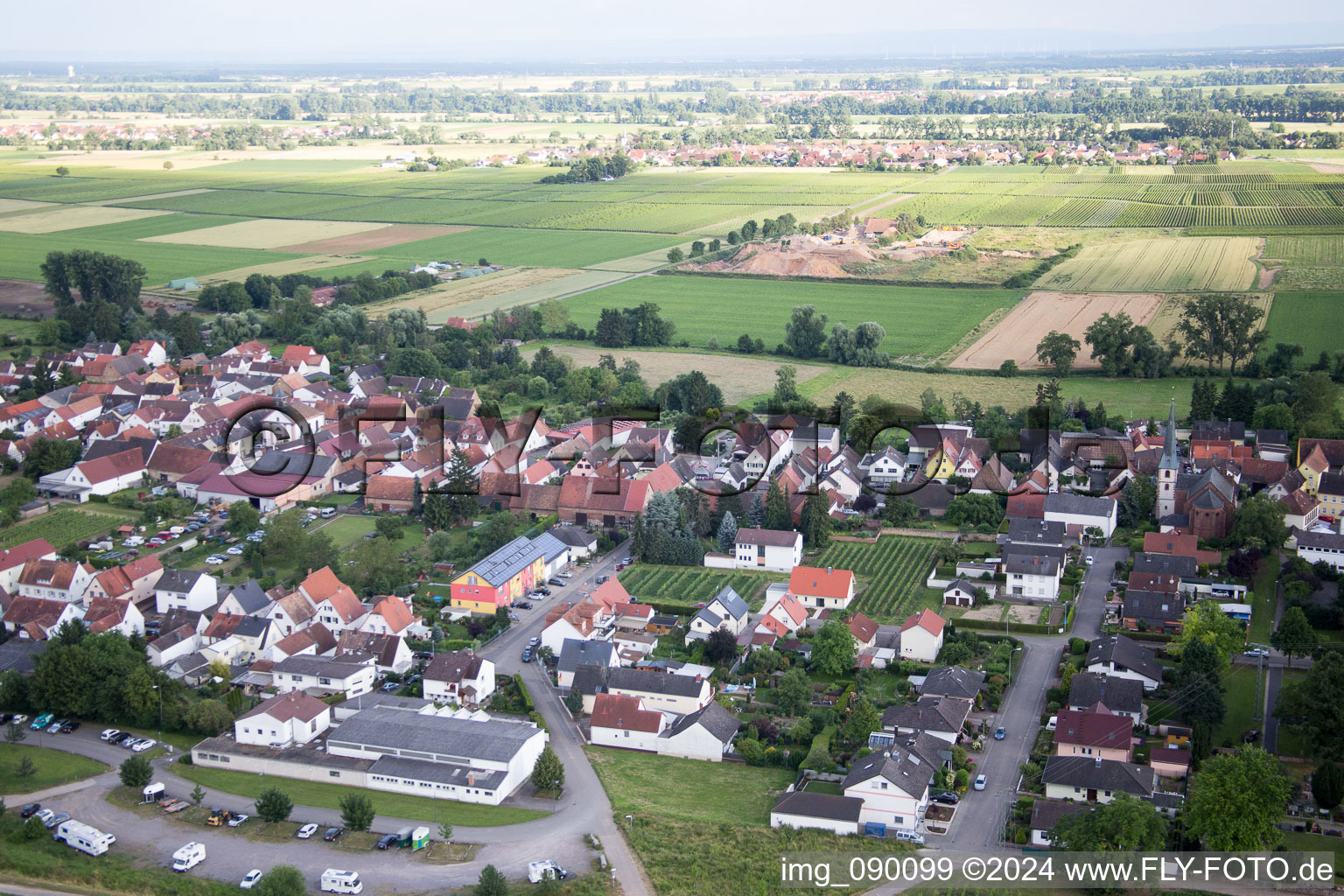 Quartier Duttweiler in Neustadt an der Weinstraße dans le département Rhénanie-Palatinat, Allemagne d'un drone