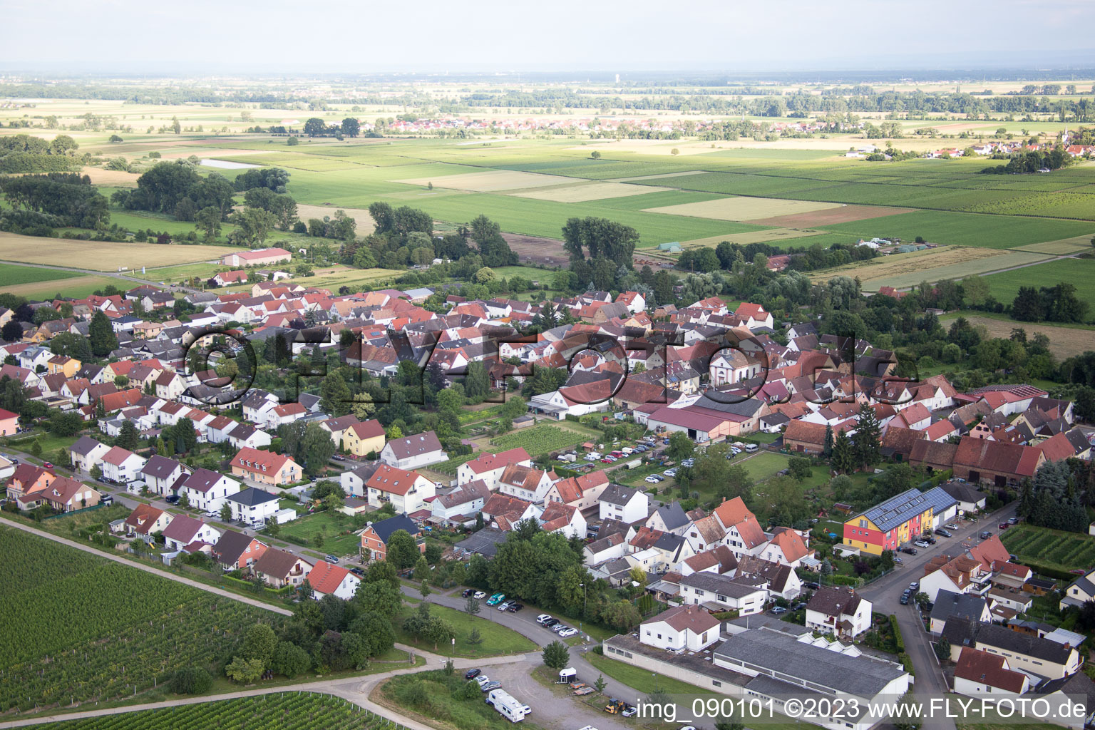 Vue aérienne de Quartier Duttweiler in Neustadt an der Weinstraße dans le département Rhénanie-Palatinat, Allemagne