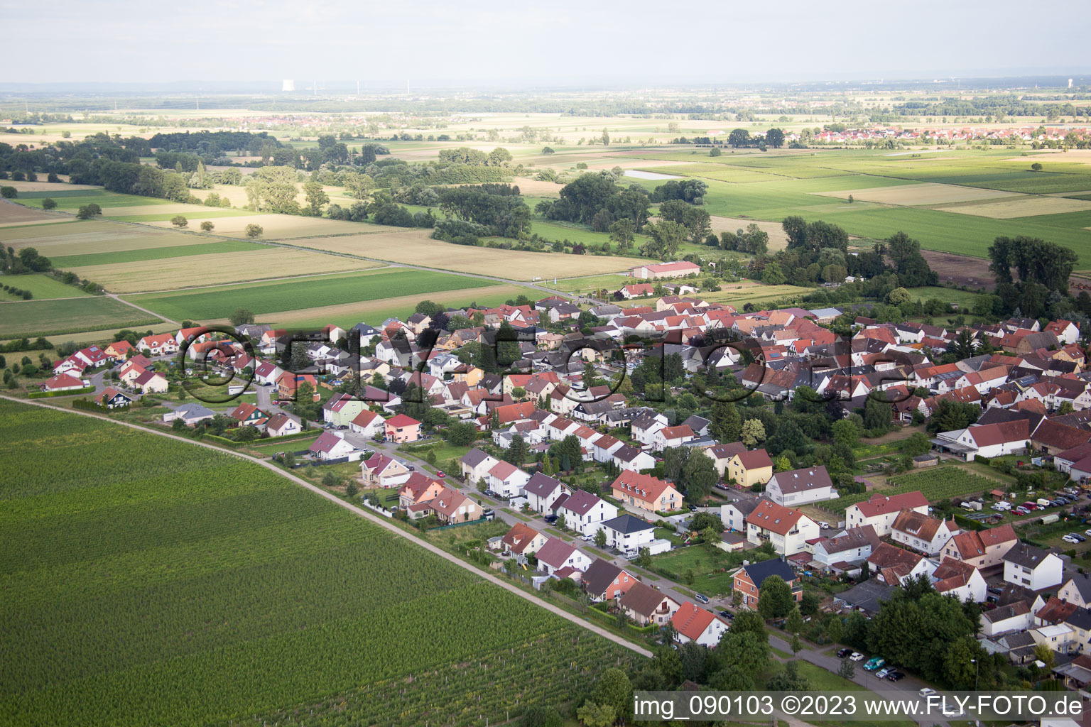 Vue oblique de Quartier Duttweiler in Neustadt an der Weinstraße dans le département Rhénanie-Palatinat, Allemagne