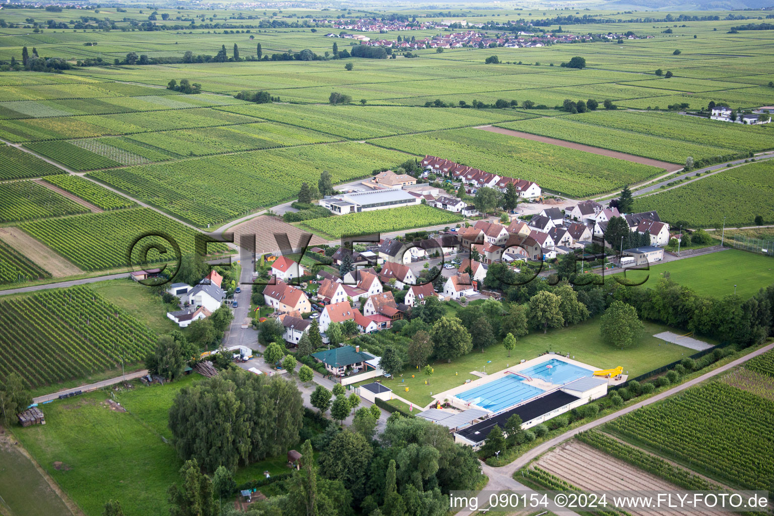 Photographie aérienne de Eckel à Hainfeld dans le département Rhénanie-Palatinat, Allemagne