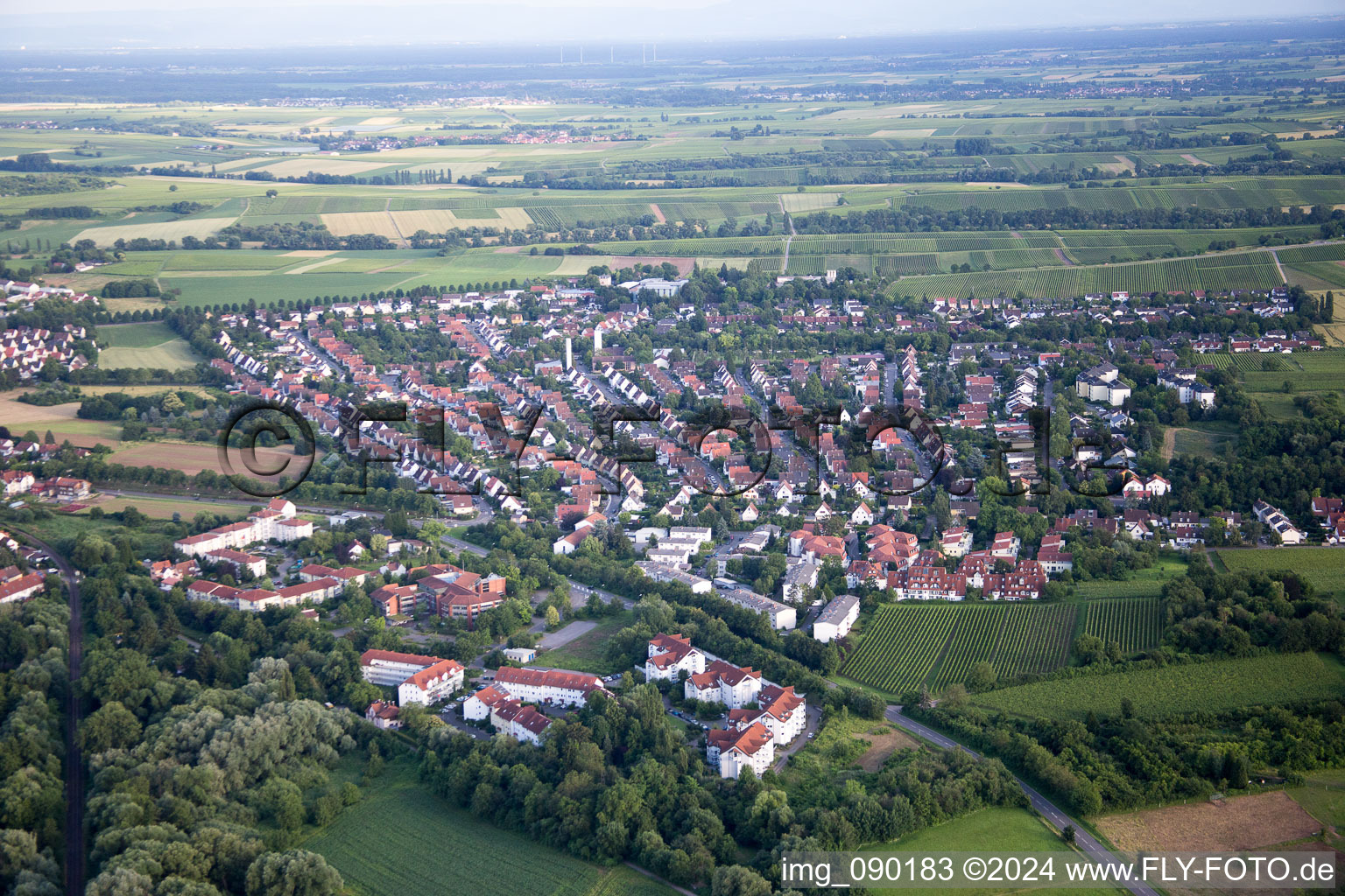 Vue aérienne de Landau SO à Landau in der Pfalz dans le département Rhénanie-Palatinat, Allemagne