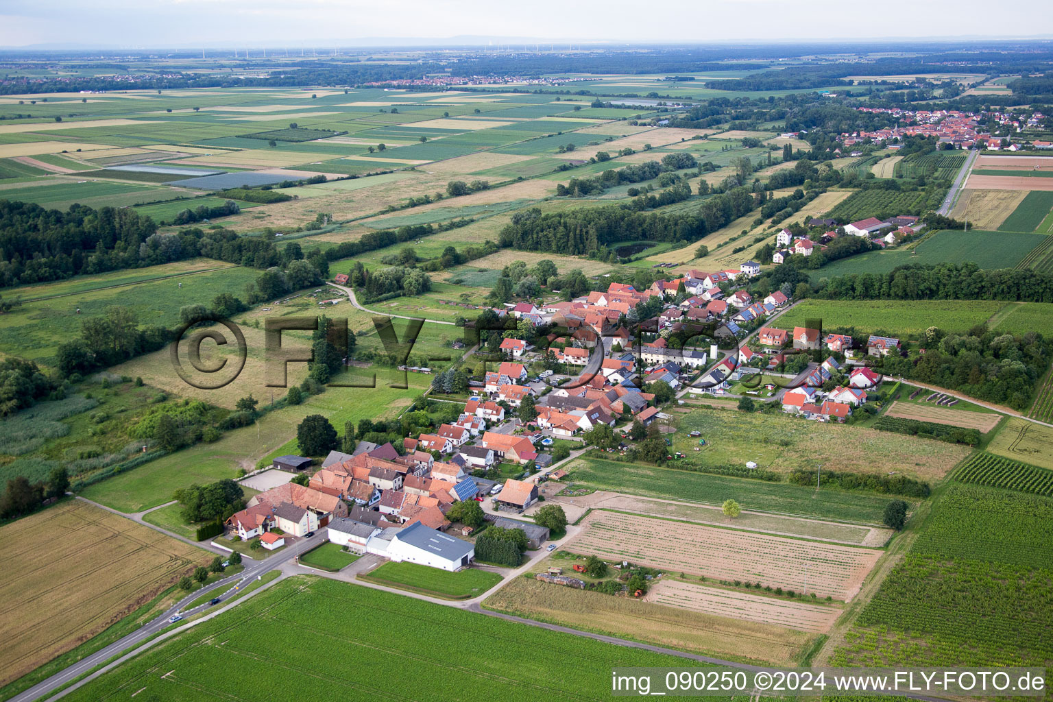 Image drone de Hergersweiler dans le département Rhénanie-Palatinat, Allemagne