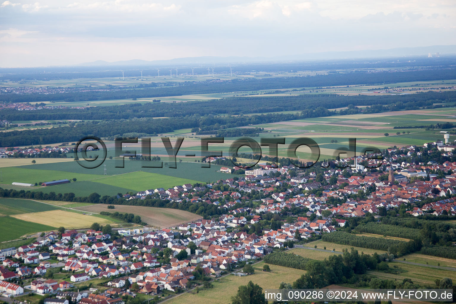 Photographie aérienne de Sarrestr à Kandel dans le département Rhénanie-Palatinat, Allemagne