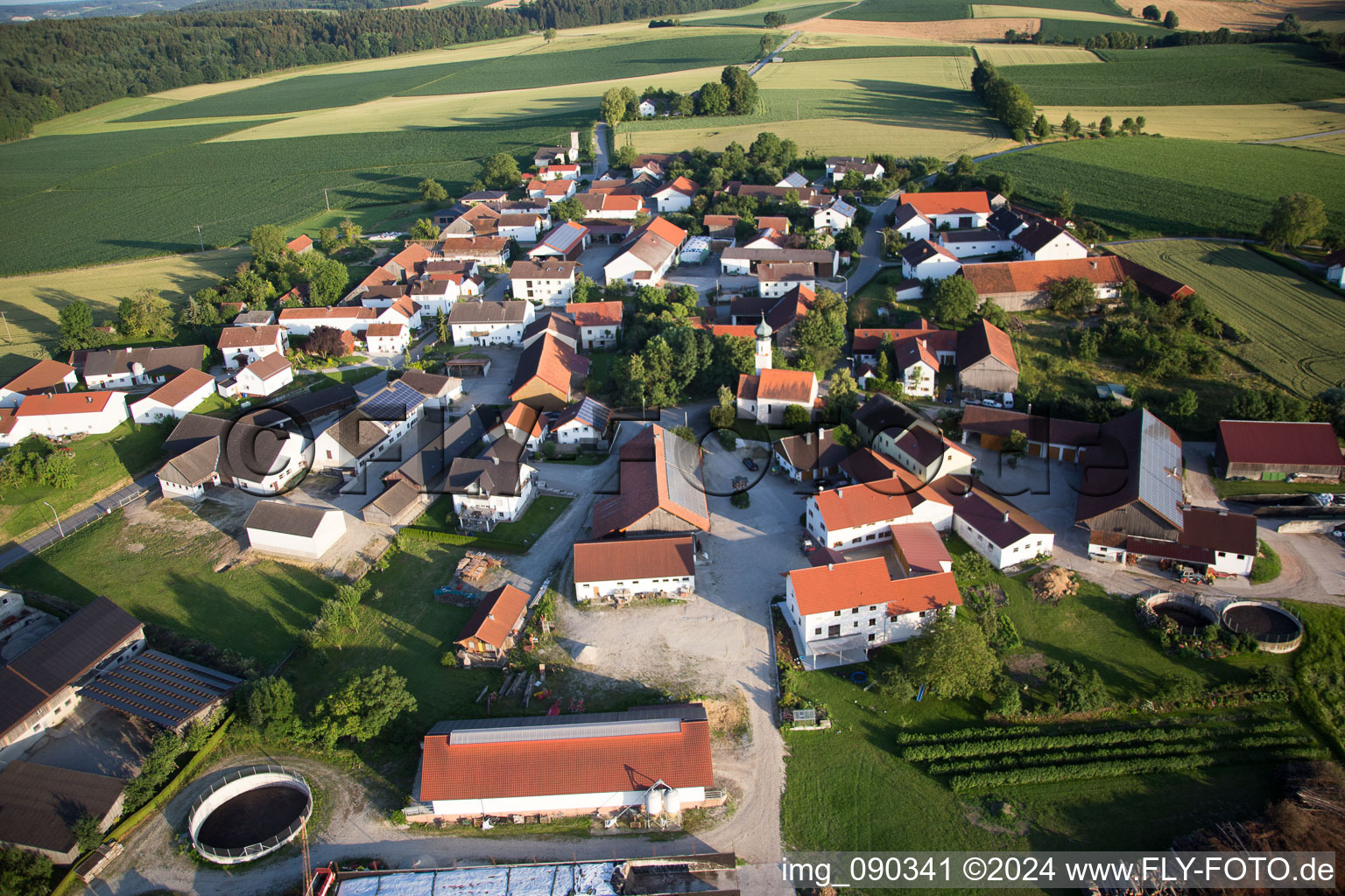 Photographie aérienne de Quartier Oberframmering in Landau an der Isar dans le département Bavière, Allemagne