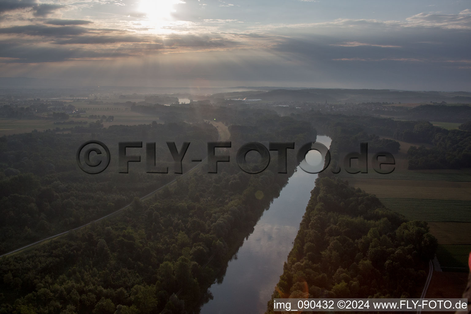 Photographie aérienne de Rosenau dans le département Bavière, Allemagne