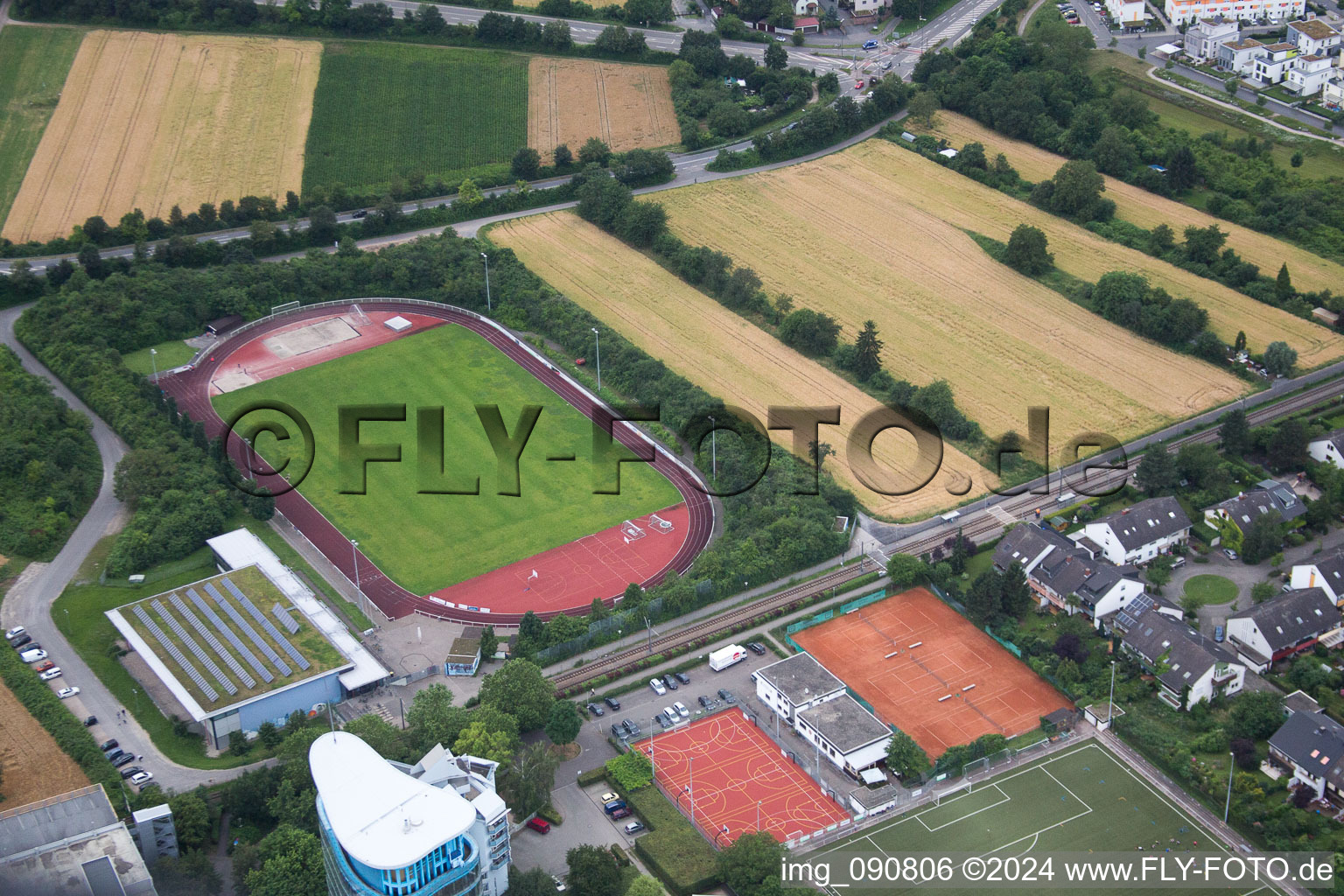 Photographie aérienne de Université SSR à le quartier Wieblingen in Heidelberg dans le département Bade-Wurtemberg, Allemagne