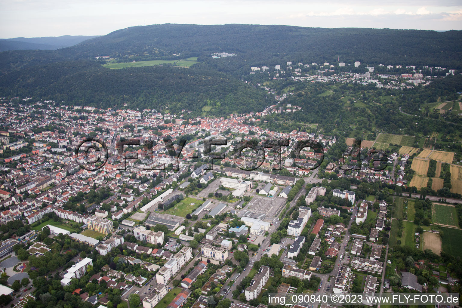 Quartier Rohrbach in Heidelberg dans le département Bade-Wurtemberg, Allemagne hors des airs