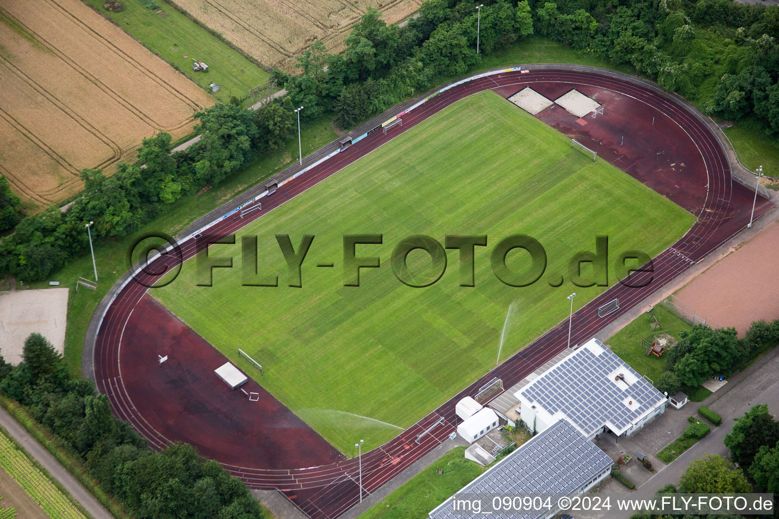 Photographie aérienne de Terrain de sport à Eppelheim dans le département Bade-Wurtemberg, Allemagne