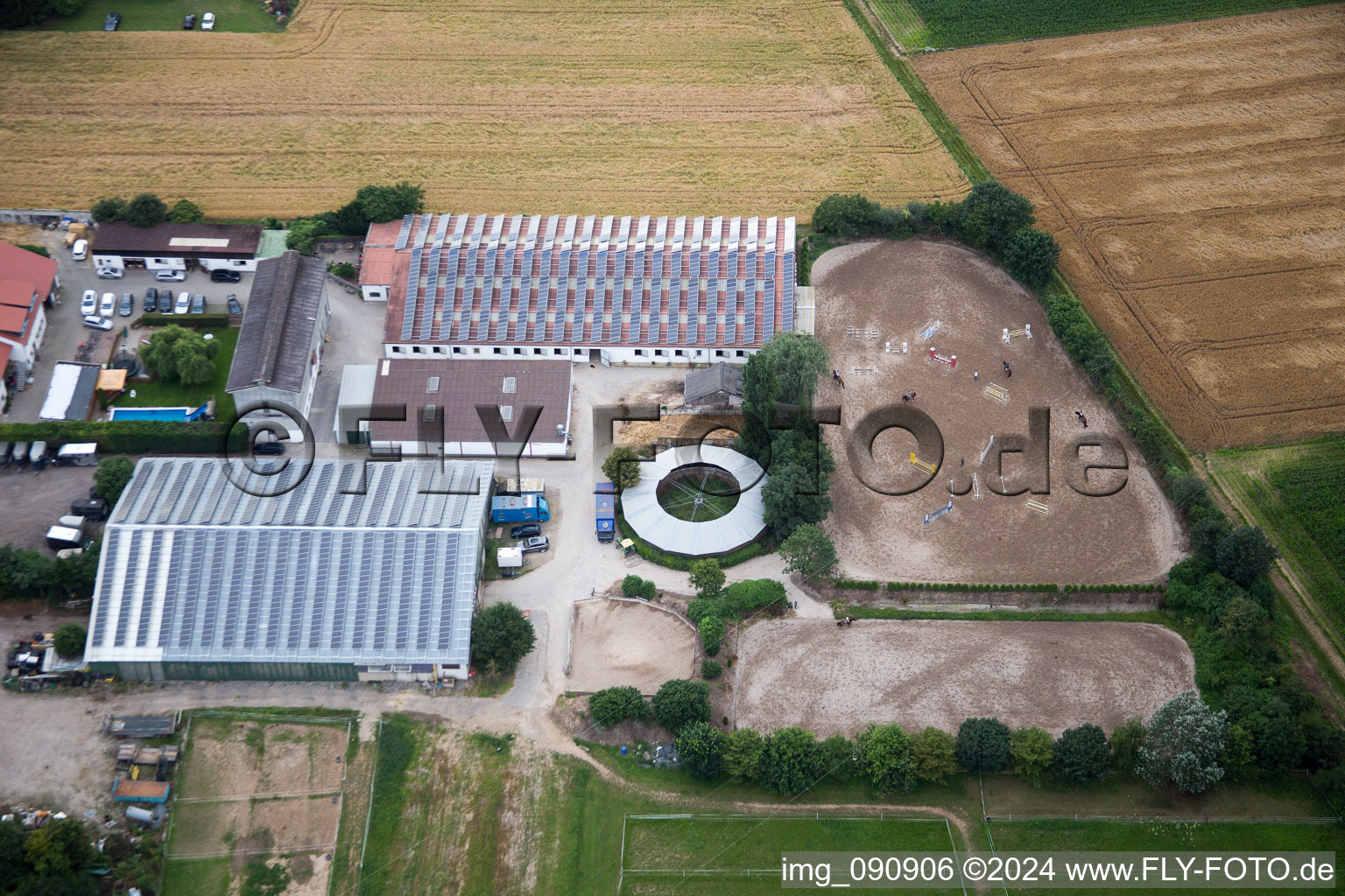 Photographie aérienne de Eppelheim dans le département Bade-Wurtemberg, Allemagne