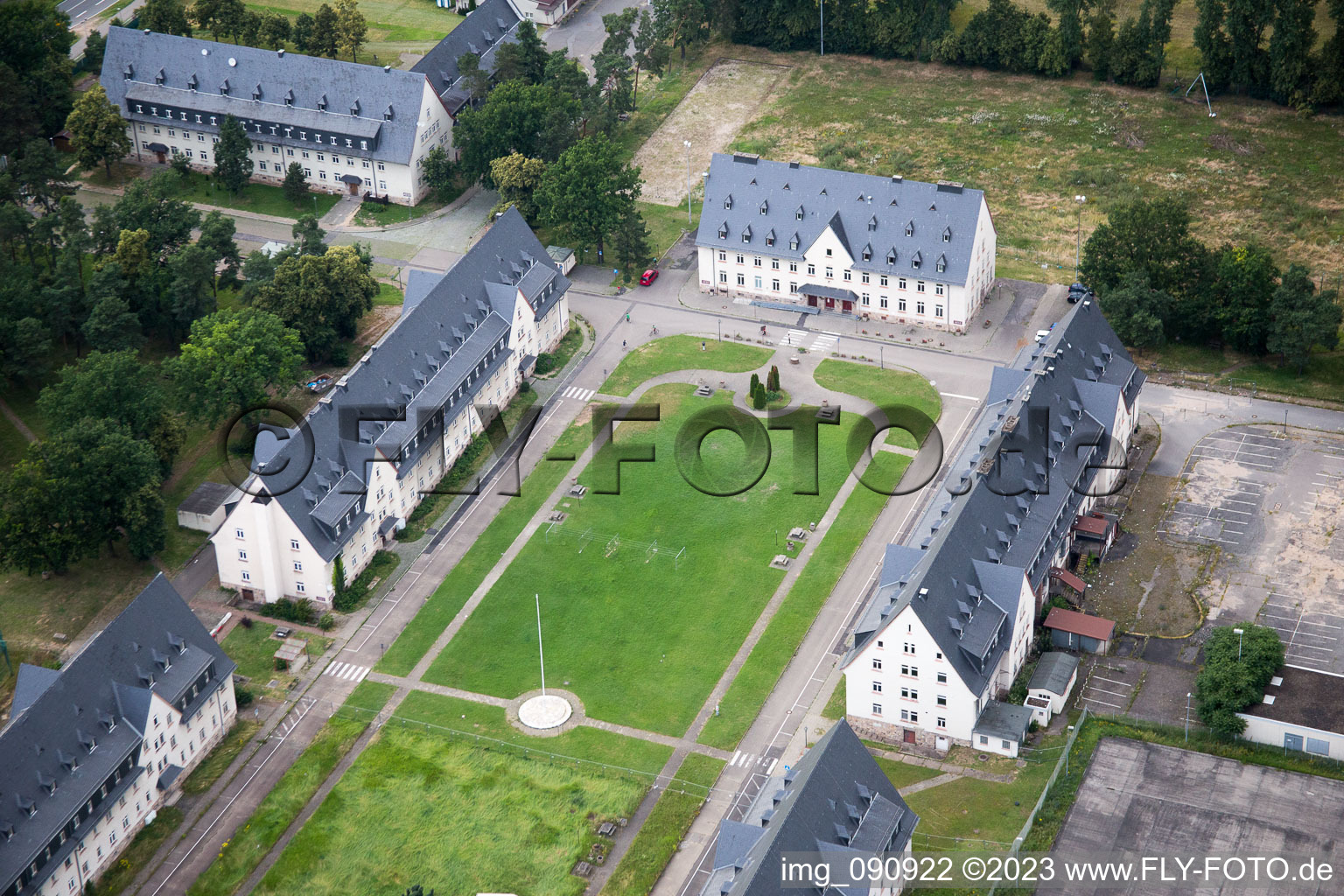 Image drone de Plankstadt dans le département Bade-Wurtemberg, Allemagne