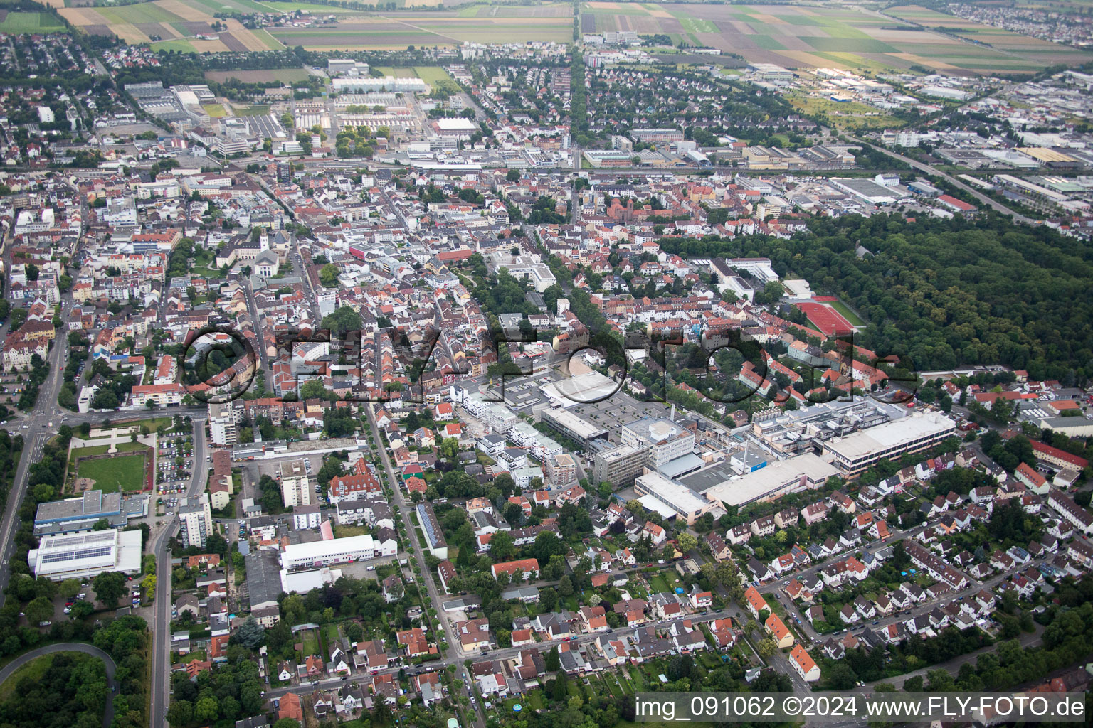 Vue aérienne de RENOLIT SE à Frankenthal dans le département Rhénanie-Palatinat, Allemagne