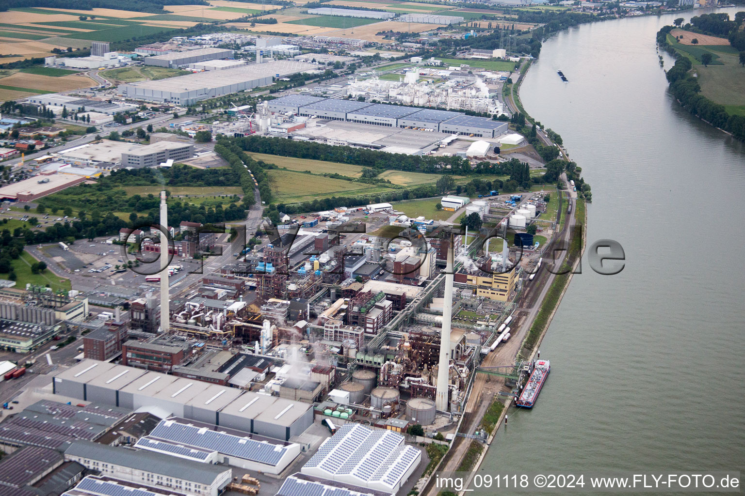 Photographie aérienne de Synthomère Allemagne à Worms dans le département Rhénanie-Palatinat, Allemagne