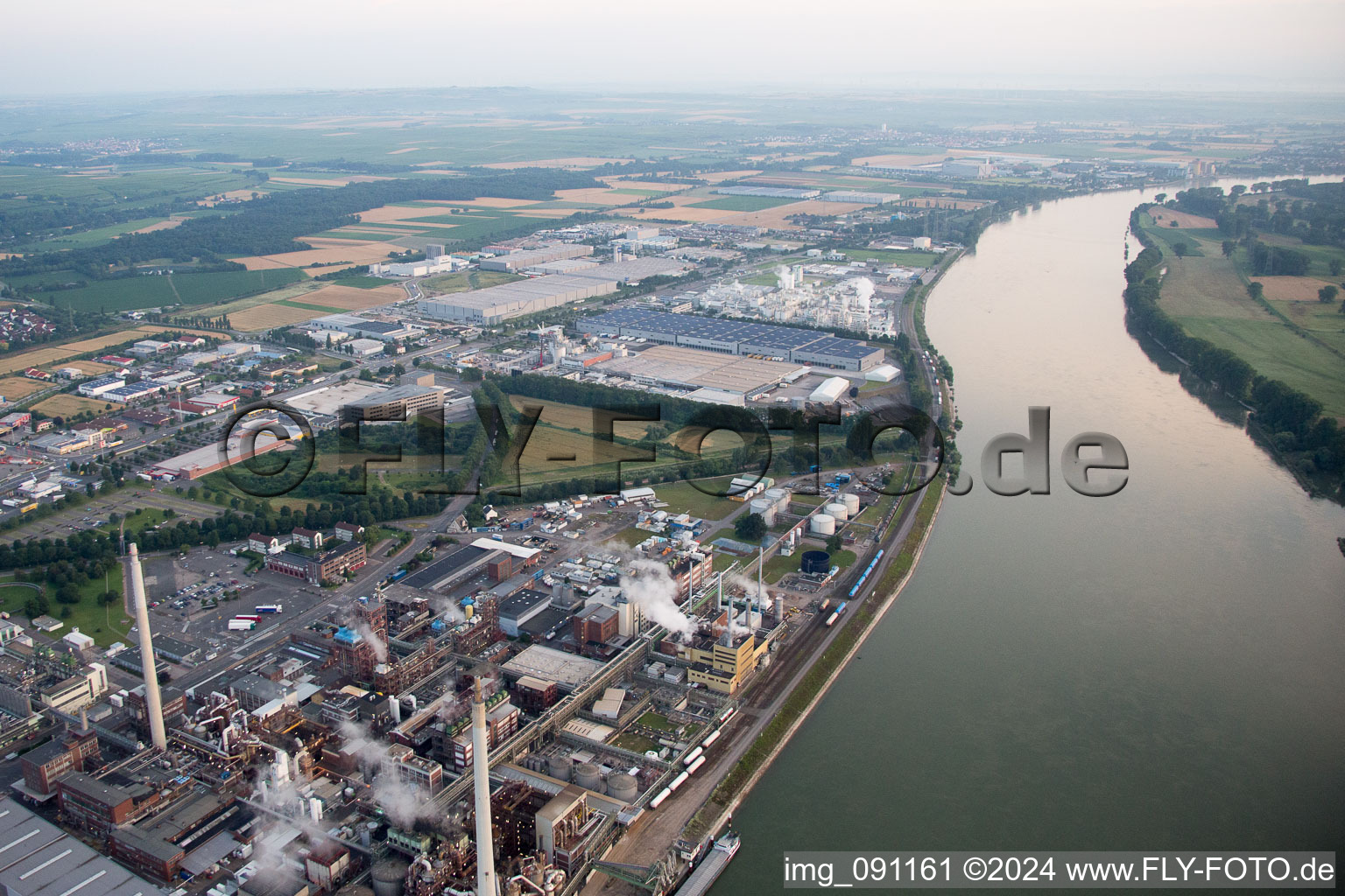 Vue oblique de Synthomère Allemagne à Worms dans le département Rhénanie-Palatinat, Allemagne