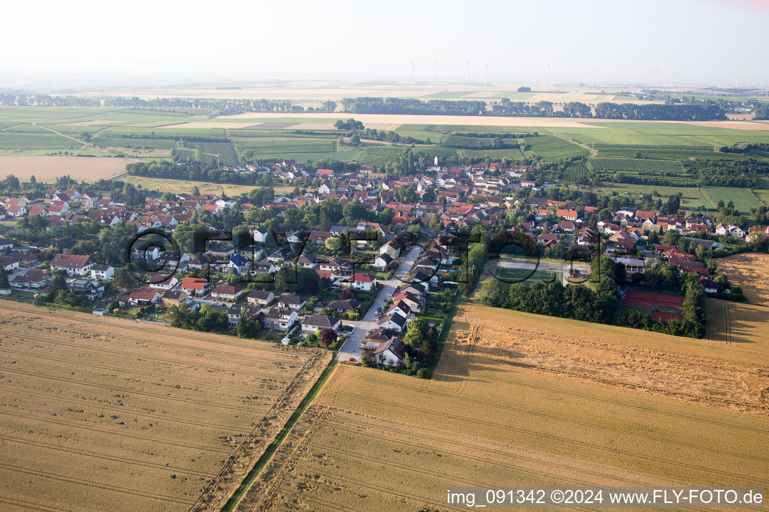 Dalheim dans le département Rhénanie-Palatinat, Allemagne d'en haut